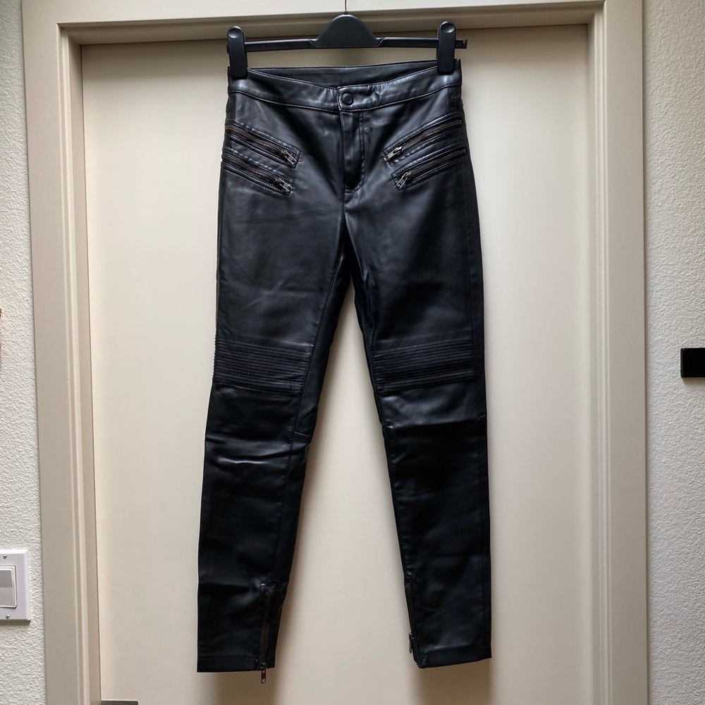 Free People vegan leather pants